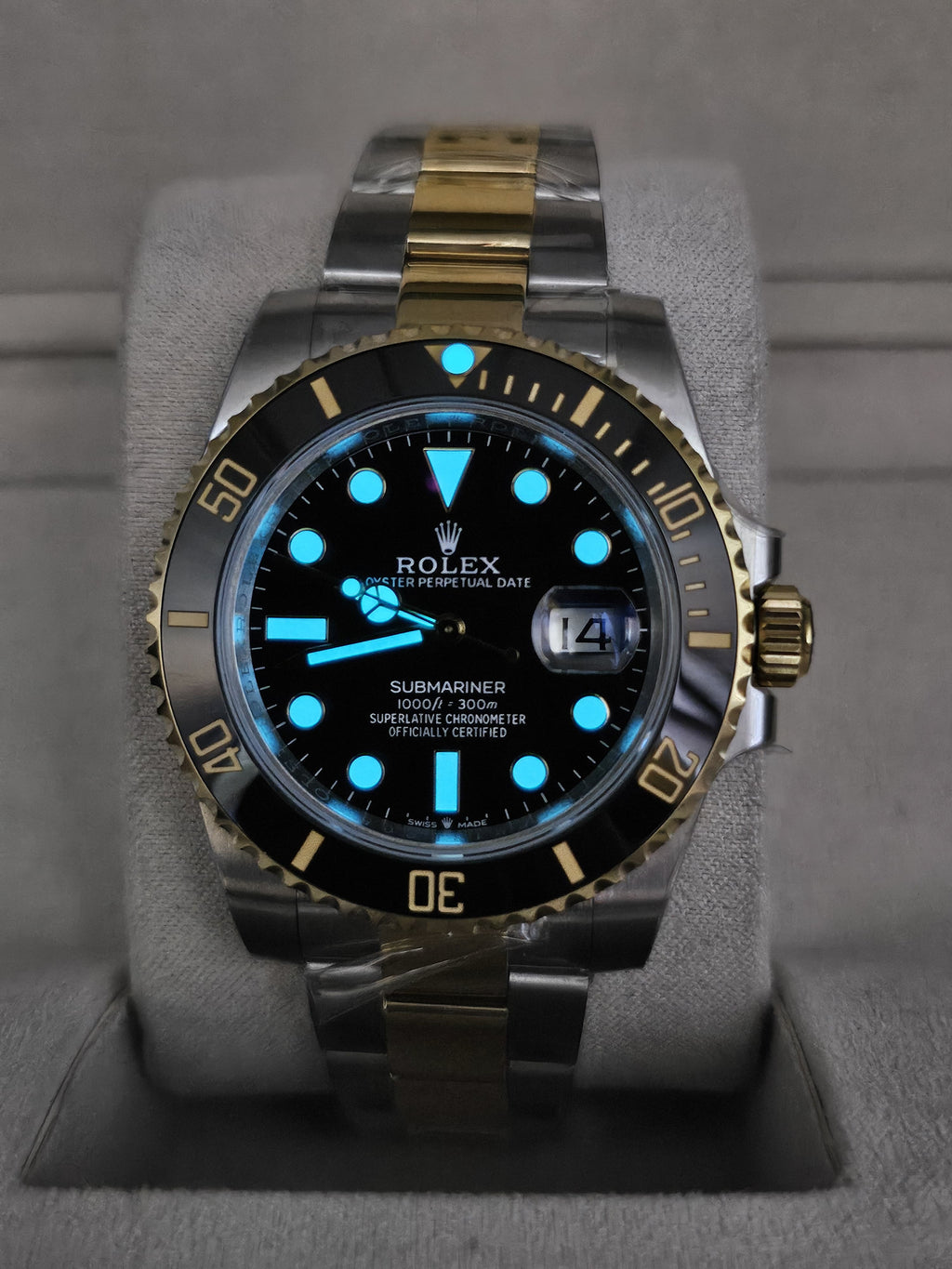 Rolex Submariner Date bicolor negro
